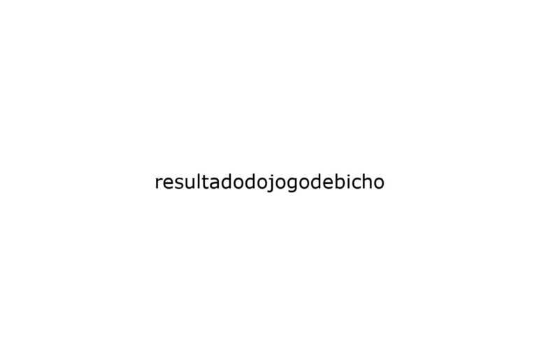 resultadodojogodebicho