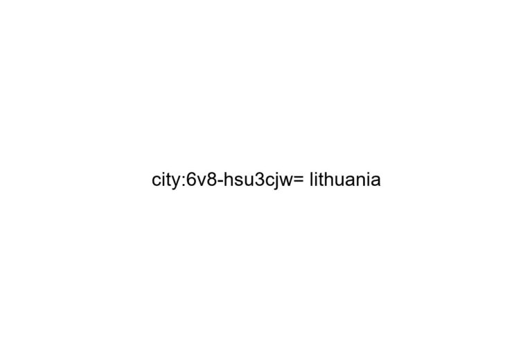 city 6v8 hsu3cjw lithuania
