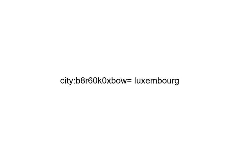 city b8r60k0xbow luxembourg