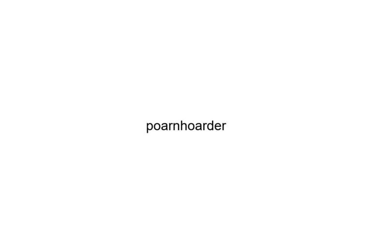 poarnhoarder