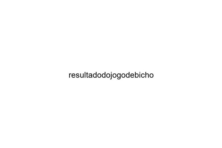resultadodojogodebicho