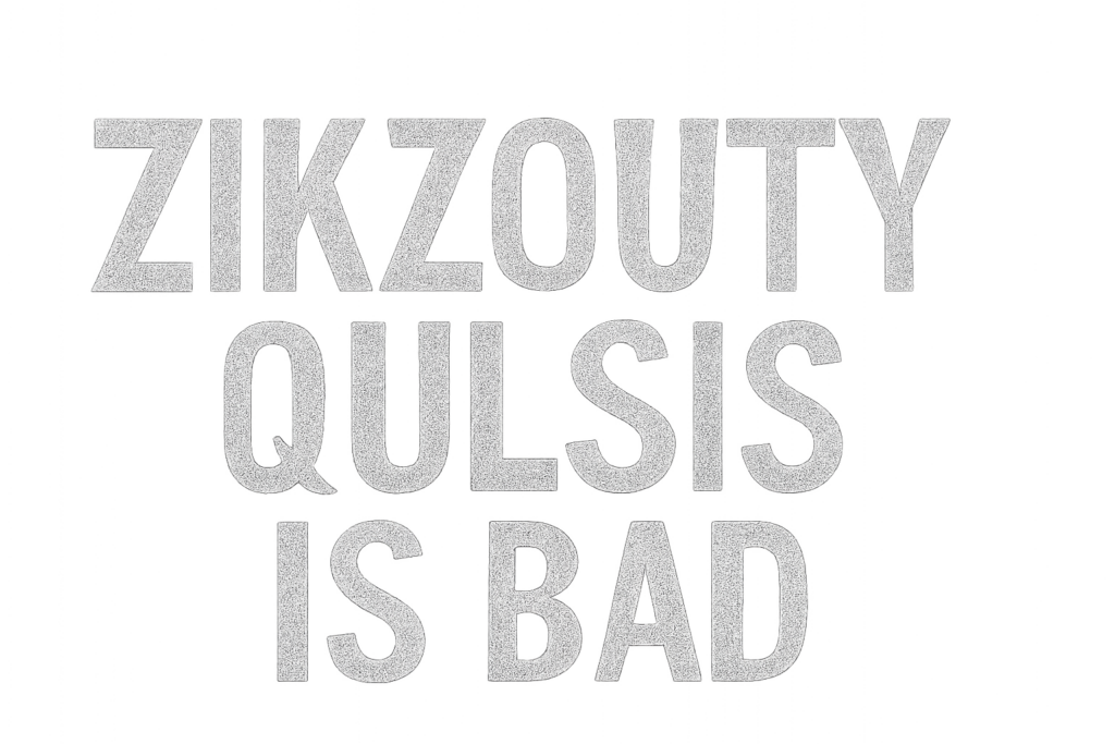 is zikzoutyqulsis bad