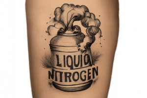 liquid nitrogen branding tattoo