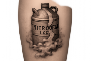 liquid nitrogen tattoo
