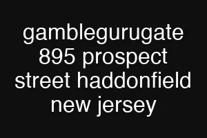 gamblegurugate 895 prospect street haddonfield new jersey